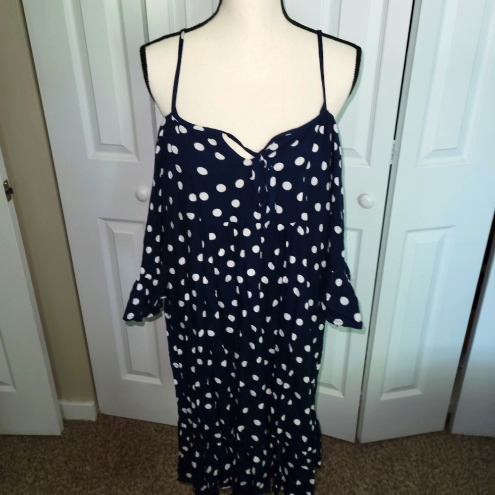 NWT New York and Company Polka-dot Dress